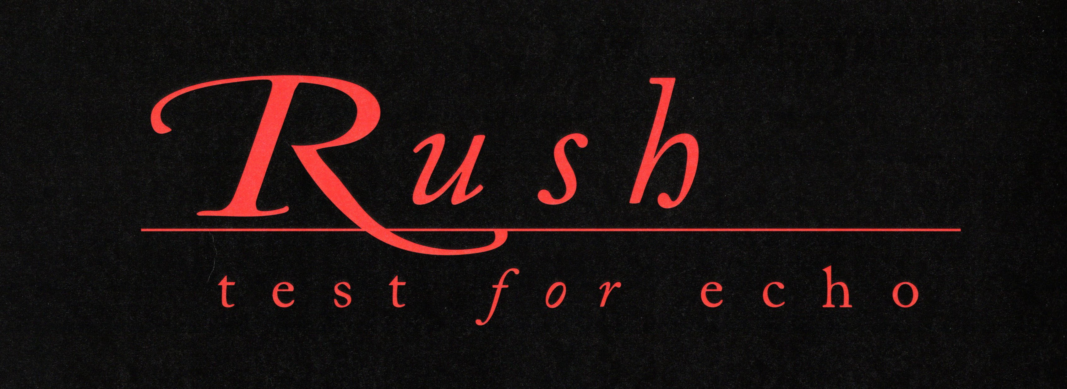 Rush 2026 Test for Echo 30th Anniversary Wall Calendar