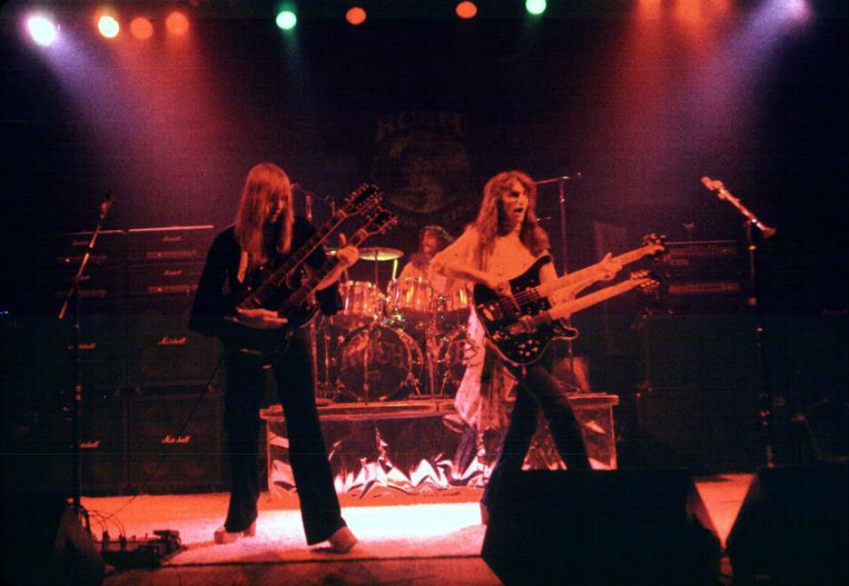 Rush 'All The World's a Stage' Tour Pictures -  Civic Auditorium - Amarillo, Texas - January 22nd, 1977
