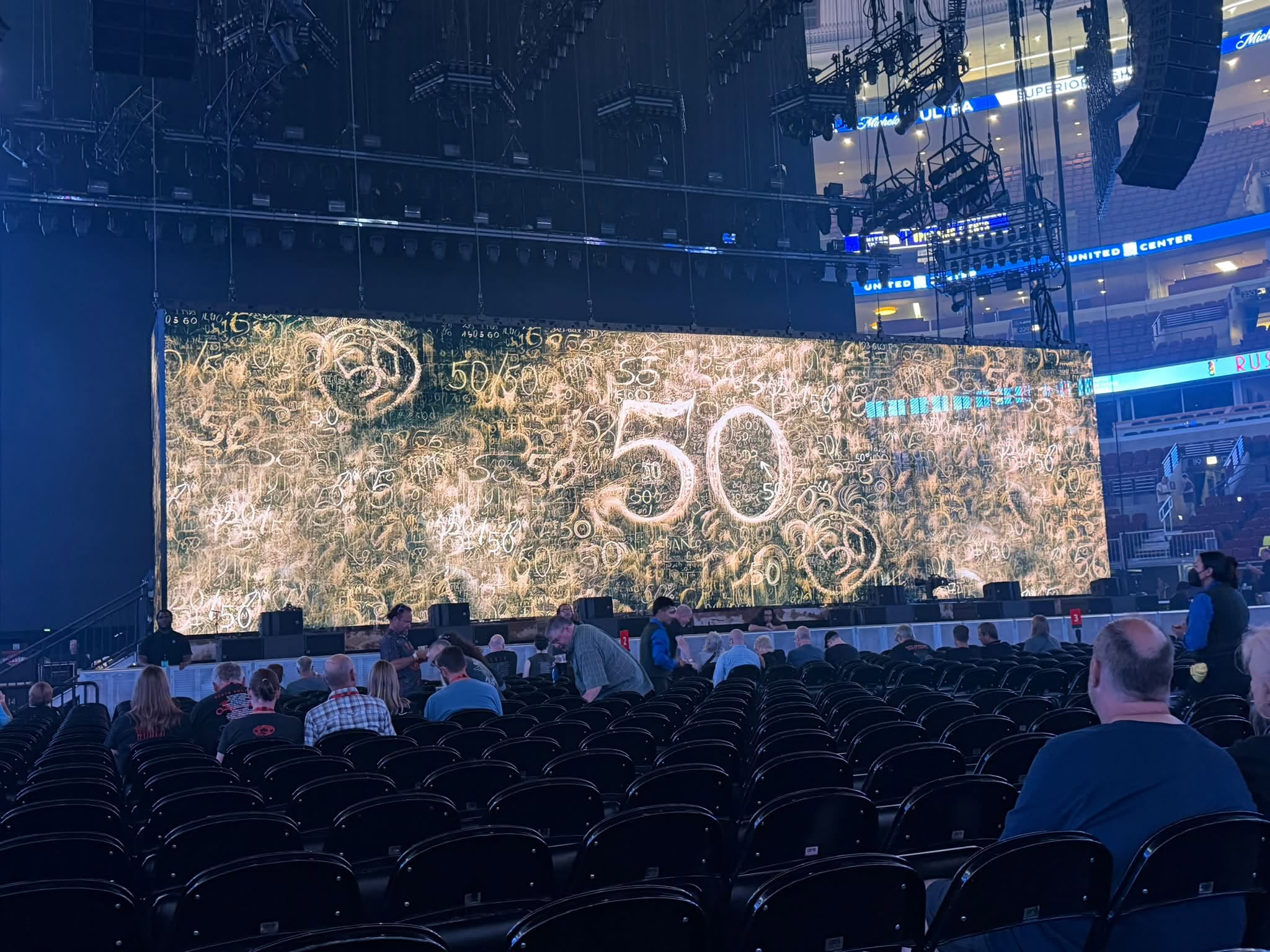 Rush 'Fifty Something' Tour Pictures - United Center - Chicago, Illinois - July 16th, 2026