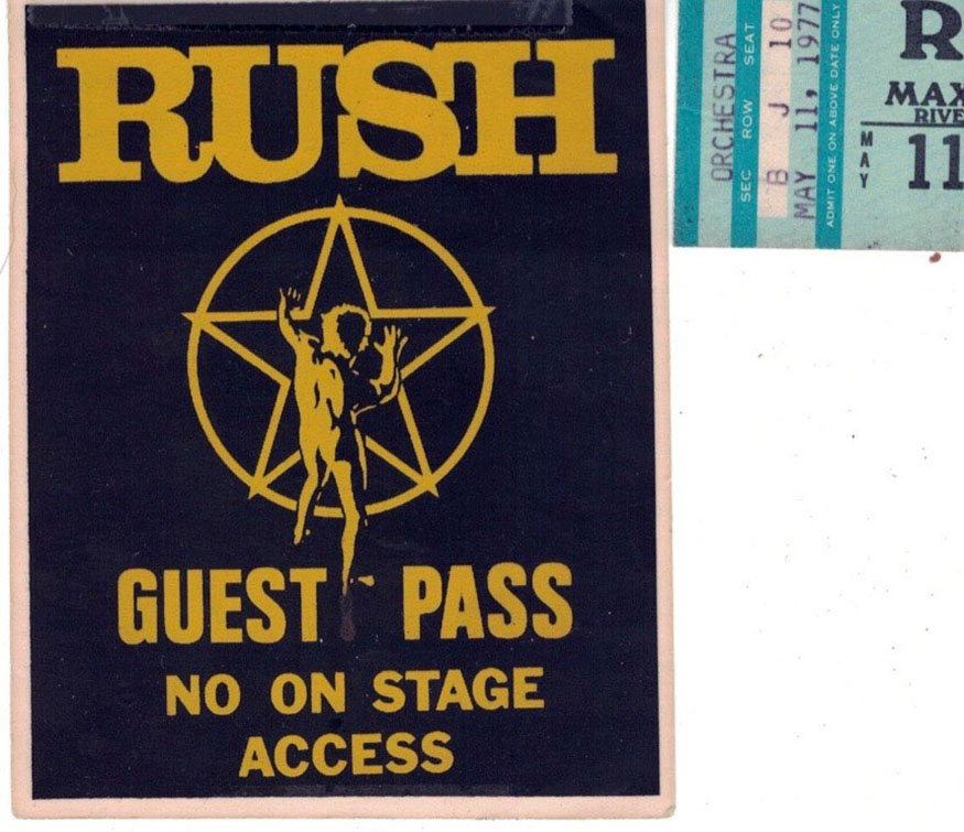 Rush 'All The World's a Stage' Tour Pictures - Riverside Theater - Milwaukee, Wisconsin, May 10th, 1977