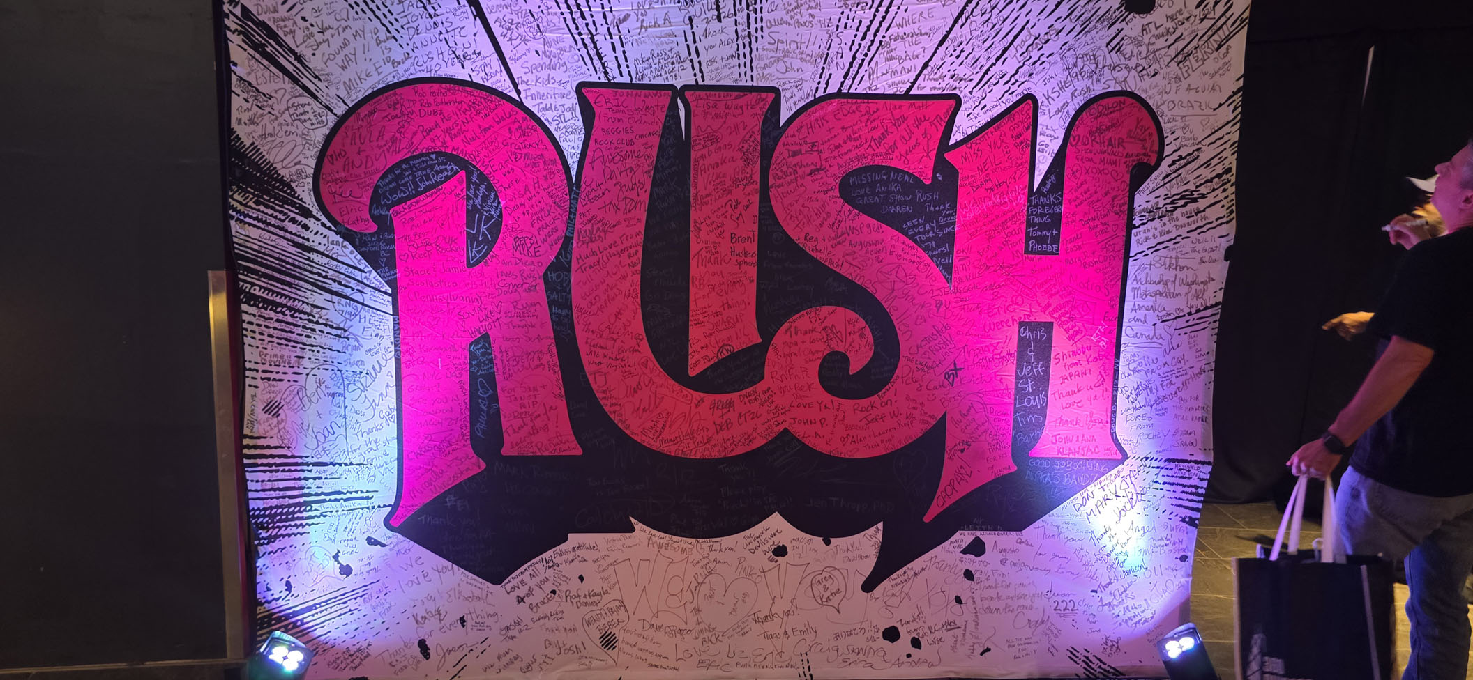 Rush 'Fifty Something' Tour Pictures - Xfinity Mobile Arena - Philadelphia, Pennsylvania - August 23rd, 2026