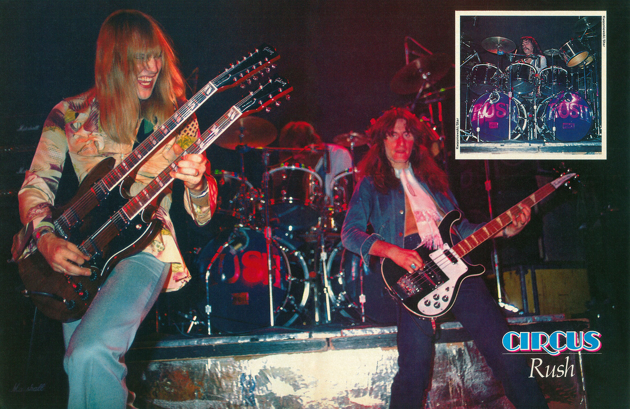 Rush 'All The World's a Stage' Tour Pictures