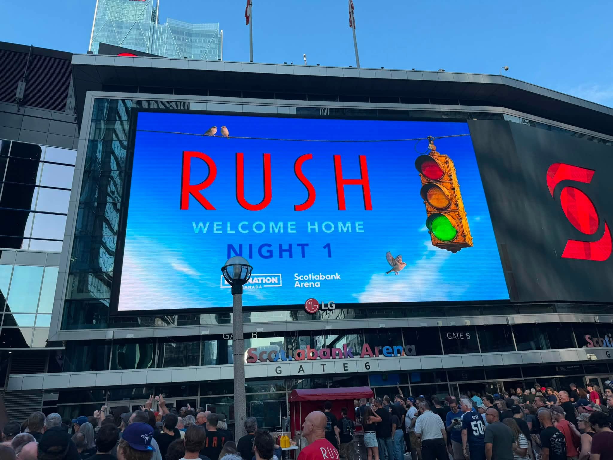 Rush 'Fifty Something' Tour Pictures - Scotiabank Arena - Toronto, Ontario - August 7th, 2026