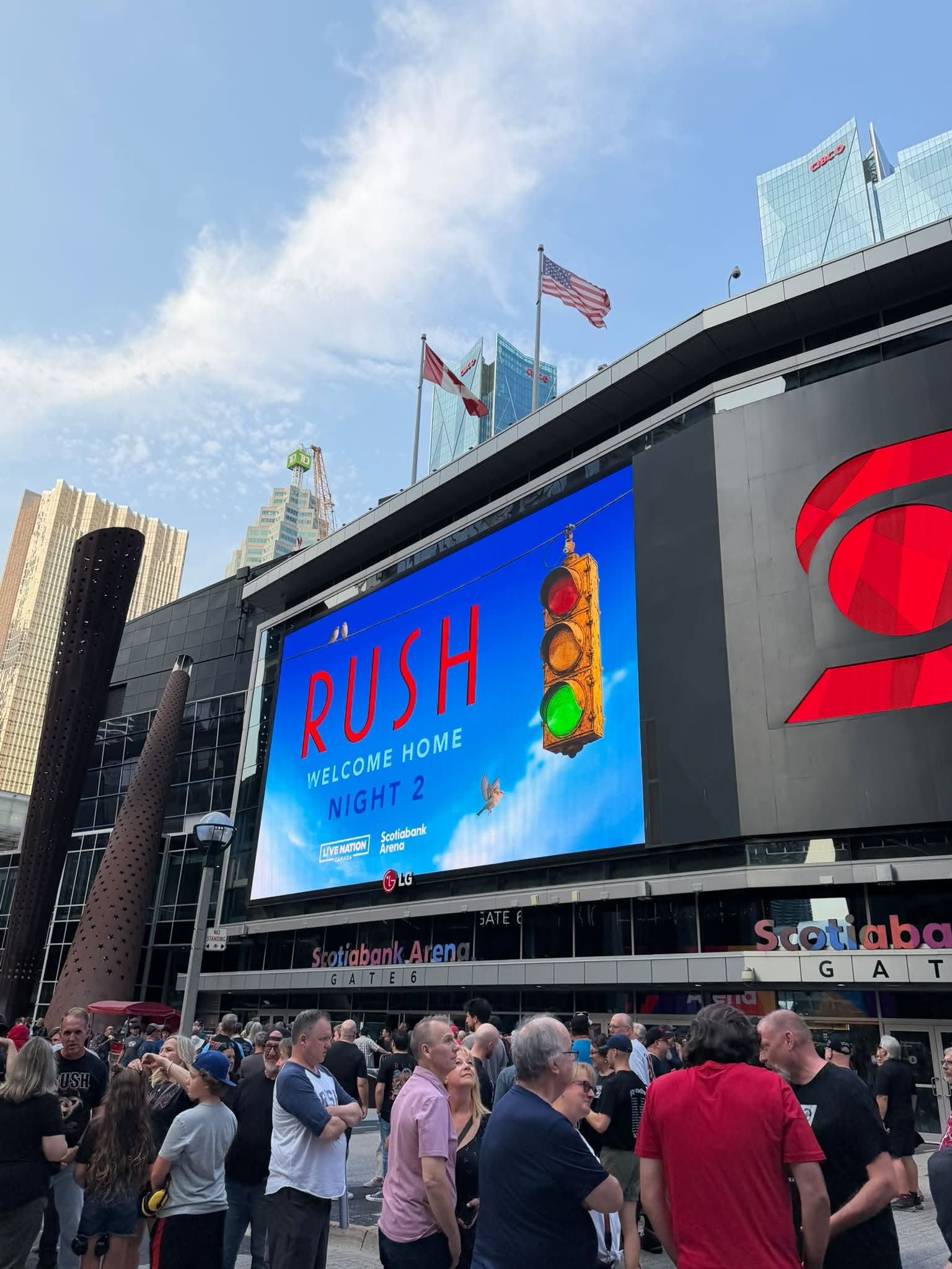 Rush 'Fifty Something' Tour Pictures - Scotiabank Arena - Toronto, Ontario - August 9th, 2026