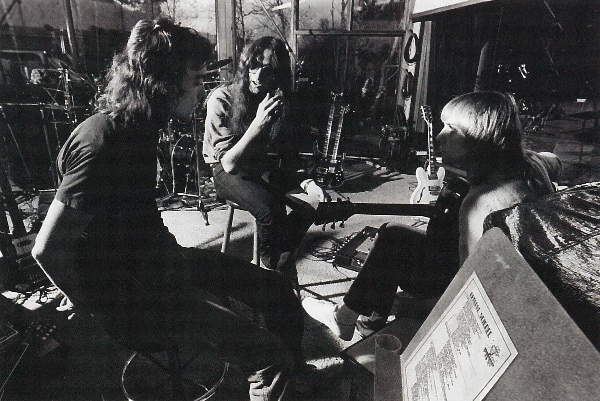 9 песен сцена. The stooges 1970. Rock Band in Studio. Rush r30 коллекционное издание.