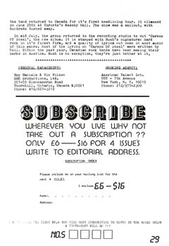 The Spirit of Rush Fanzine - Issue #6 - Page 29
