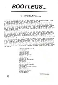 The Spirit of Rush Fanzine - Issue #6 - Page 4