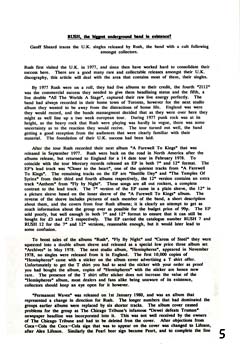 The Spirit of Rush Fanzine - Issue #6 - Page 5