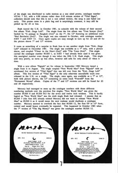 The Spirit of Rush Fanzine - Issue #6 - Page 7