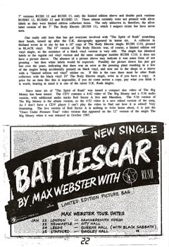 The Spirit of Rush Fanzine - Issue #7 - Page 22