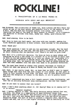 The Spirit of Rush Fanzine - Issue #7 - Page 3