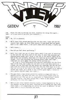 The Spirit of Rush Fanzine - Issue #7 - Page 37