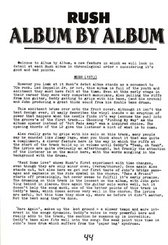 The Spirit of Rush Fanzine - Issue #7 - Page 44