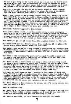 The Spirit of Rush Fanzine - Issue #7 - Page 7