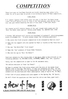 The Spirit of Rush Fanzine - Issue #17 - Page 5