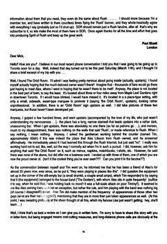 The Spirit of Rush Fanzine - Issue #30 - Page 13