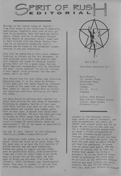 The Spirit of Rush Fanzine - Issue #30 - Page 2