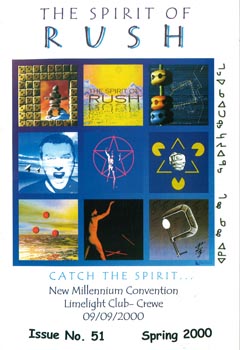 The Spirit of Rush Fanzine - Issue #51 - Page 1