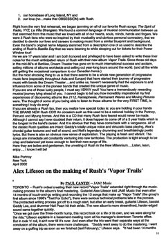 The Spirit of Rush Fanzine - Issue #62 - Page 11