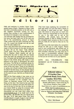 The Spirit of Rush Fanzine - Issue #62 - Page 2