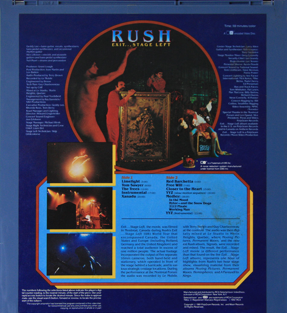 Rush: Exit Stage Left